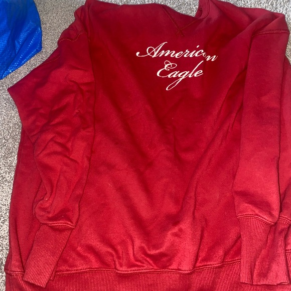 American Eagle Outfitters Bold Red Crewneck Sweater - Picture 2 of 2
